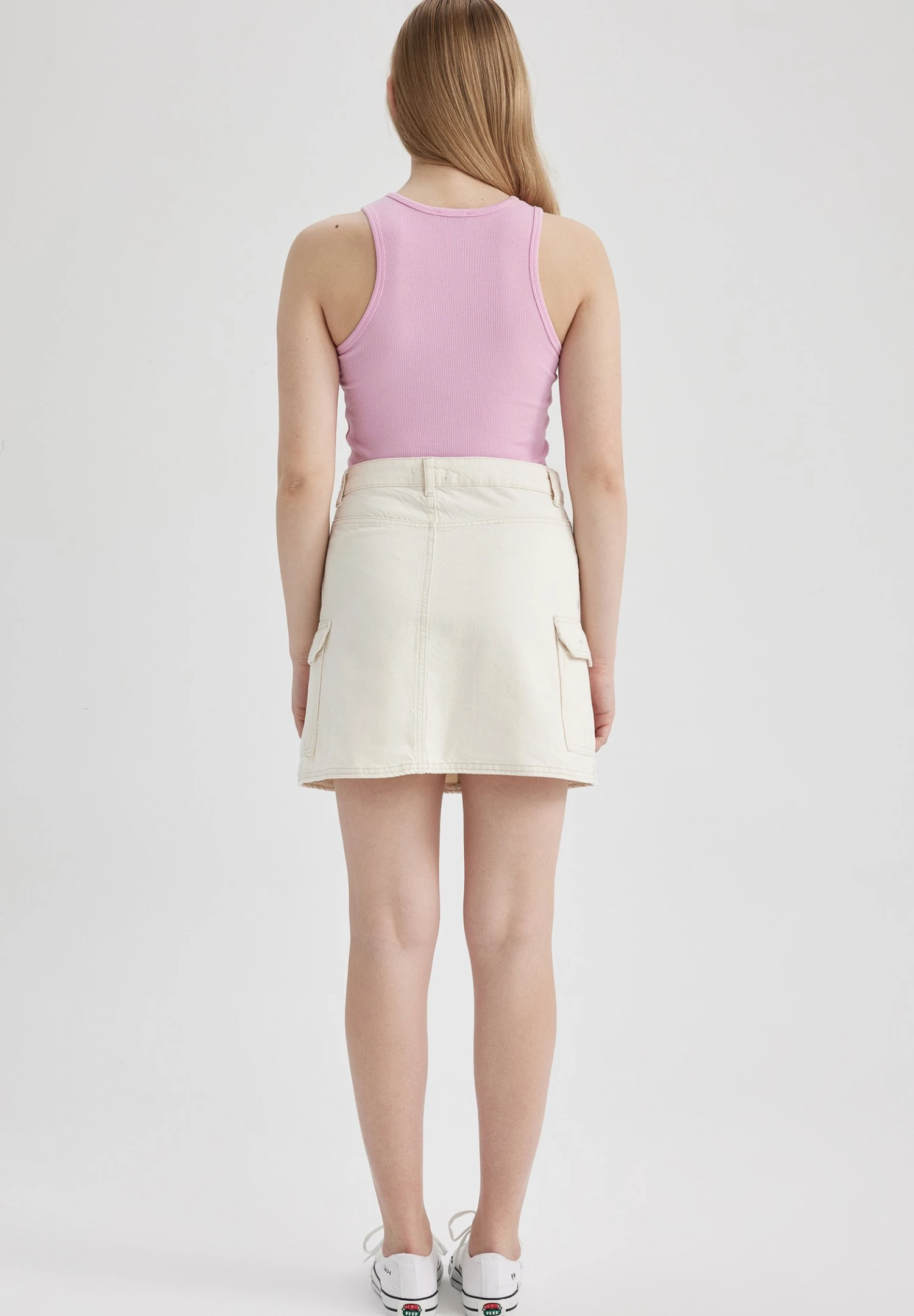 DeFacto Cargo Fit - Jeansrok - White 5 DeFacto Cargo Fit - Jeansrok - White - Afbeelding 3