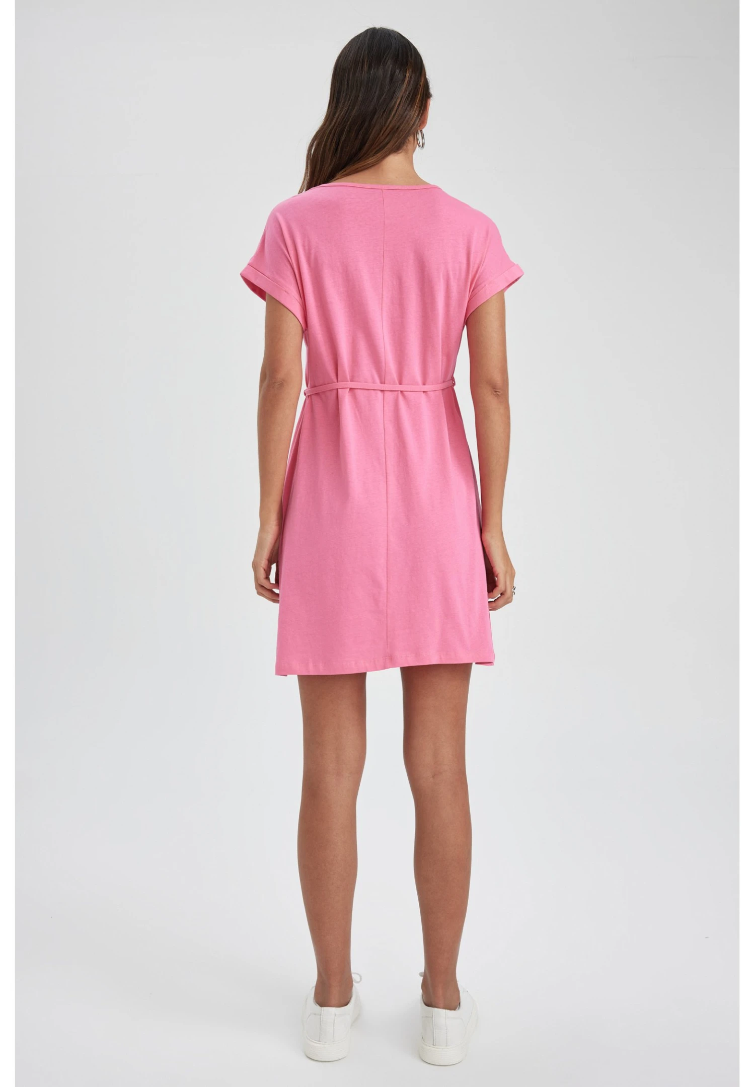 DeFacto A Line - Jerseyjurk - Pink 5 DeFacto A Line - Jerseyjurk - Pink - Afbeelding 3