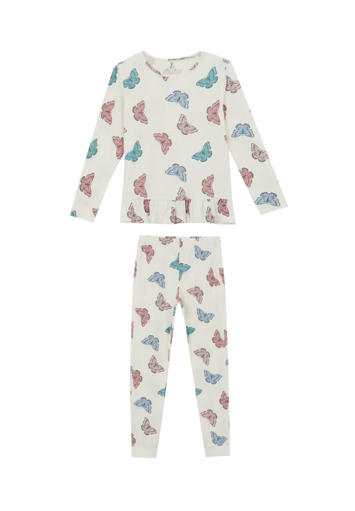 DeFacto Regular Fit- Pyjama - Beige 3 DeFacto Regular Fit- Pyjama - Beige