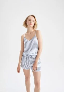 DeFacto Set Regular Fit - Pyjama - Blue