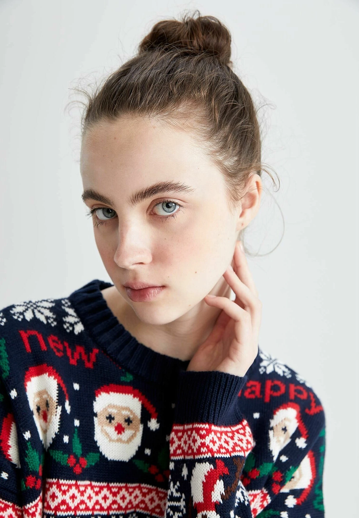 DeFacto Regular Fit- Trui - Navy 6 DeFacto Regular Fit- Trui - Navy - Afbeelding 4