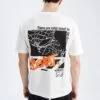 DeFacto Boxy Fit - T-Shirt Print - Ecru 1 DeFacto Boxy Fit - T-Shirt Print - Ecru -DeFacto a3dab937f8024f0e8ca4203bfea5f9ee