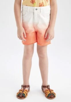 DeFacto Slim Fit- Jeansshort - Orange