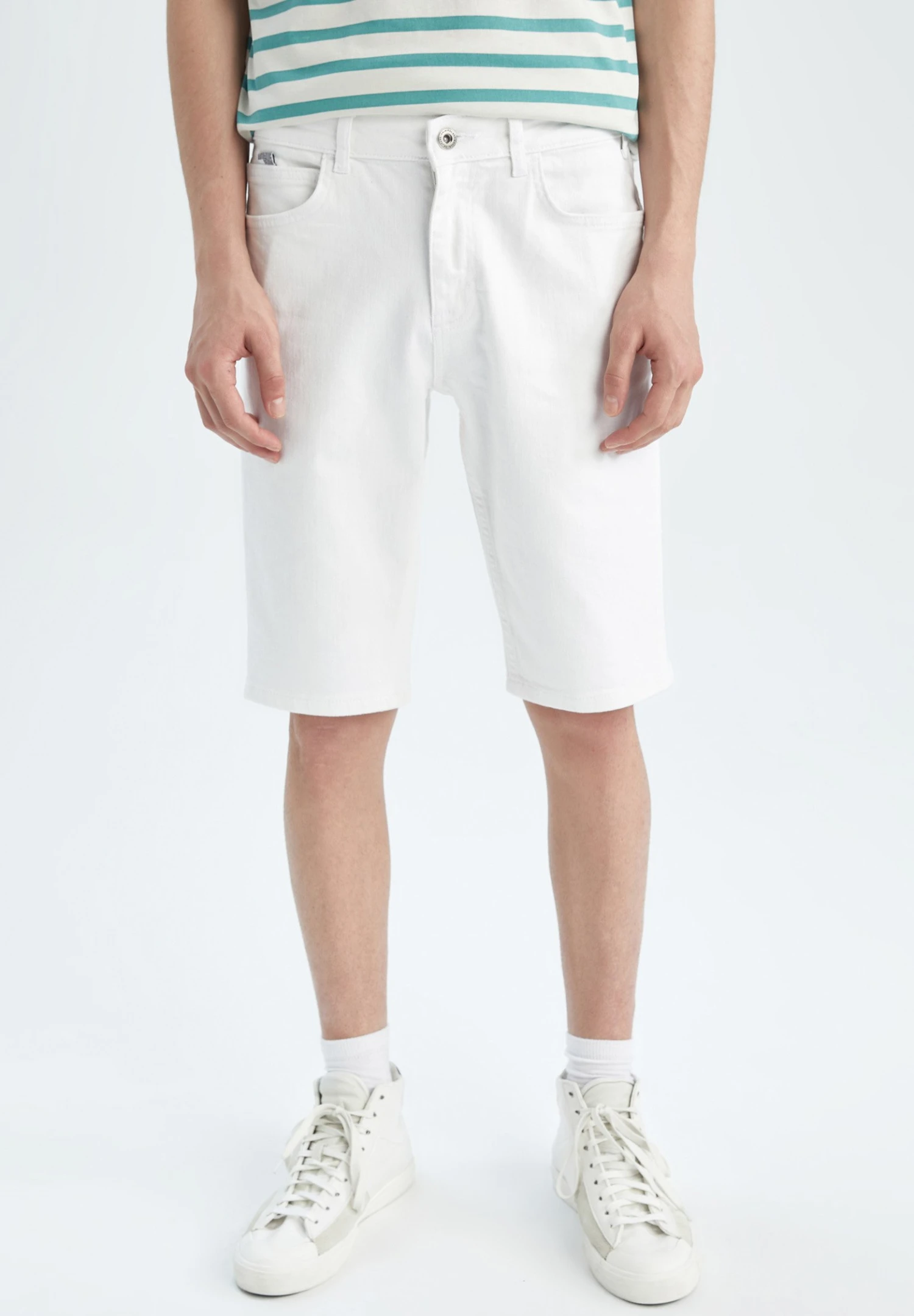 DeFacto Jeansshort - White 3 DeFacto Jeansshort - White