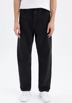 DeFacto Baggy- Straight Leg Jeans - Black