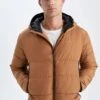 DeFacto Regular Fit- Winterjas - Brown