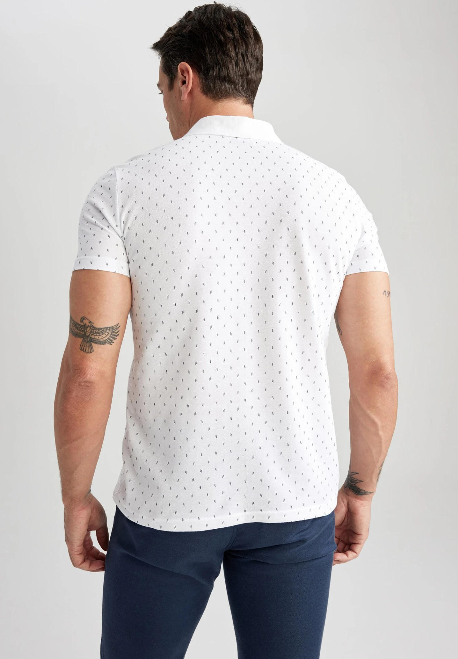 DeFacto Regular Fit - Poloshirt - White 5 DeFacto Regular Fit - Poloshirt - White - Afbeelding 3