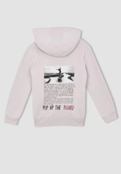 DeFacto Regular Fit- Hoodie - Pink -DeFacto a574d03ef0ba4dfcbfe42818c9dff883