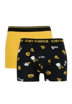 DeFacto 2 Pack - Onderbroeken - Black Yellow