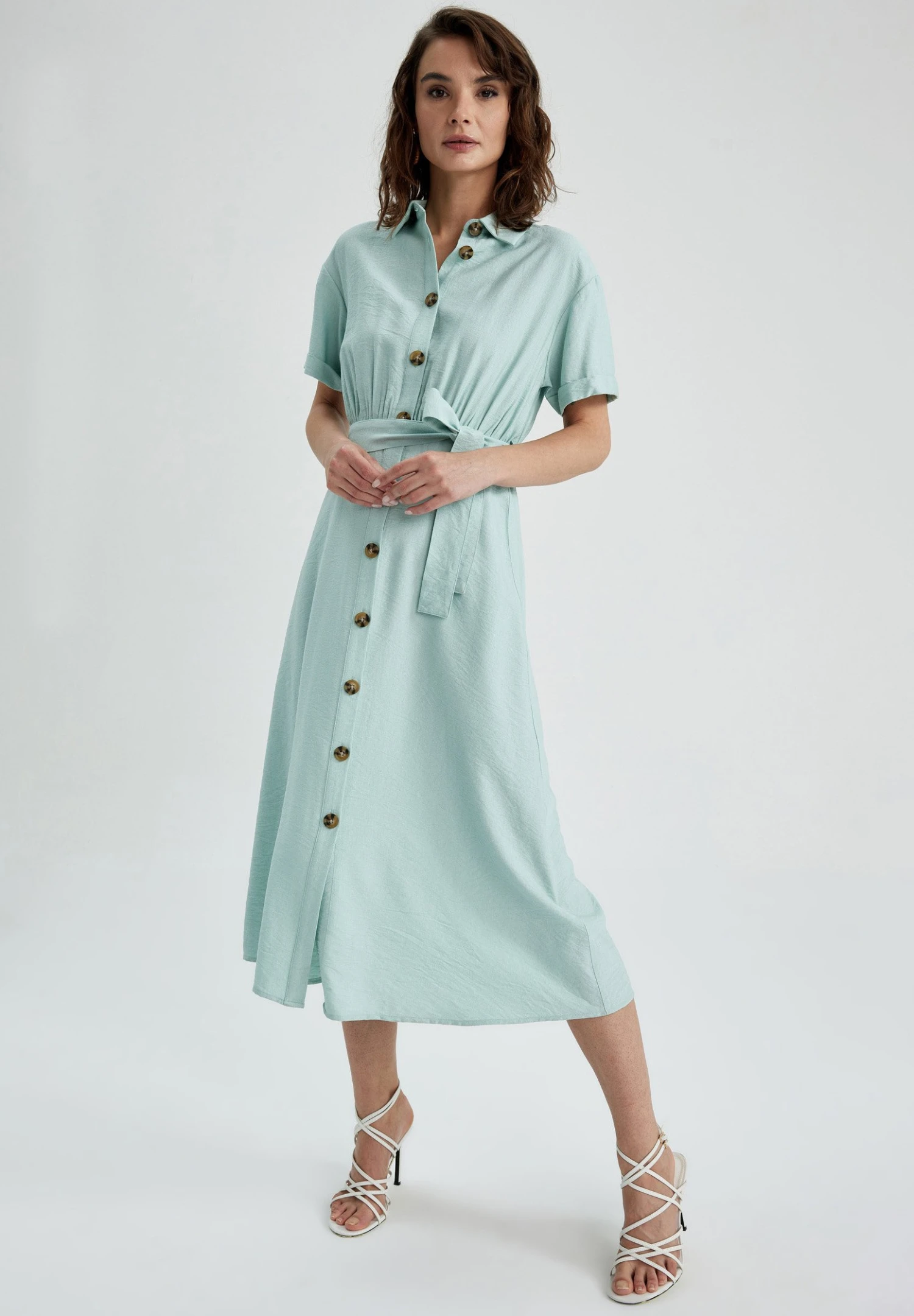 DeFacto Blousejurk - Turquoise 3 DeFacto Blousejurk - Turquoise