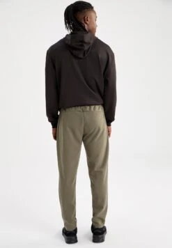 DeFacto Slim Fit - Trainingsbroek - Khaki -DeFacto a6681e70f1544744a47fb03e904bb689