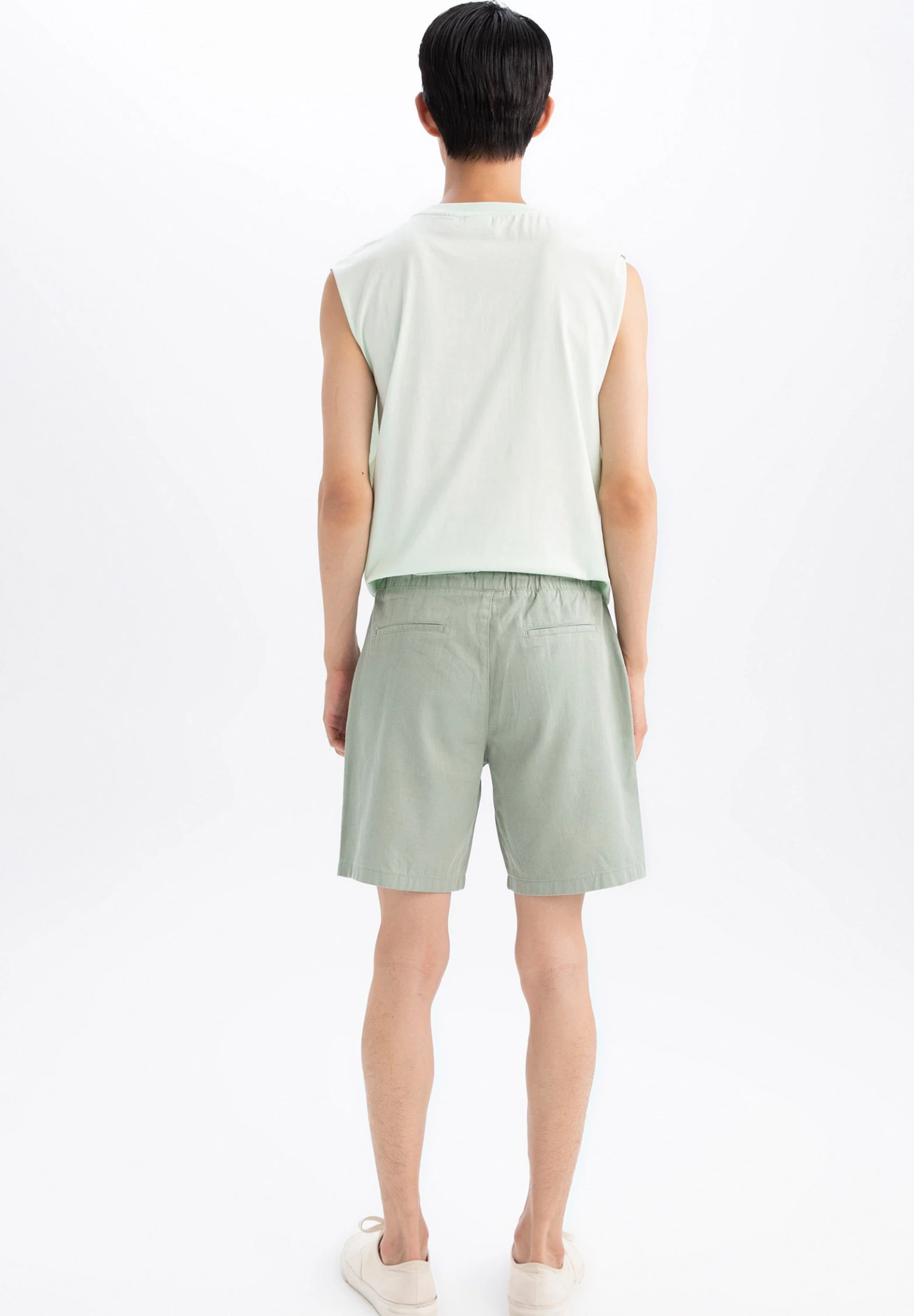 DeFacto Regular Fit - Shorts - Green 5 DeFacto Regular Fit - Shorts - Green - Afbeelding 3