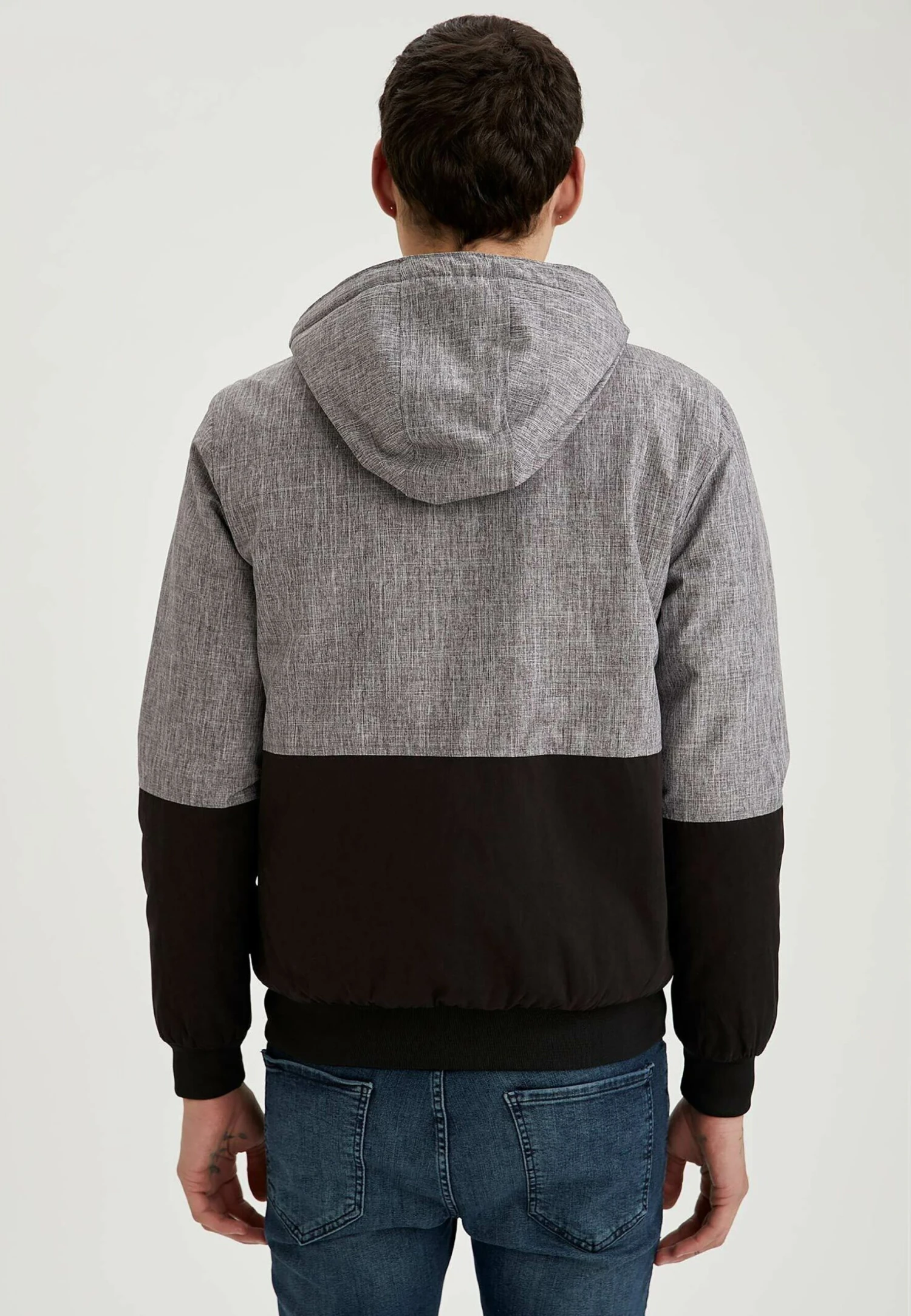 DeFacto Regular Fit - Winterjas - Grey 5 DeFacto Regular Fit - Winterjas - Grey - Afbeelding 3