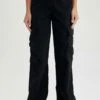 DeFacto Parachute - Cargobroek - Black -DeFacto a8135f83130c4daba37c413ac5cc37f3