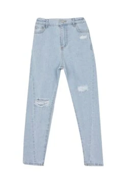 DeFacto Mom Fit- Slim Fit Jeans - Blue