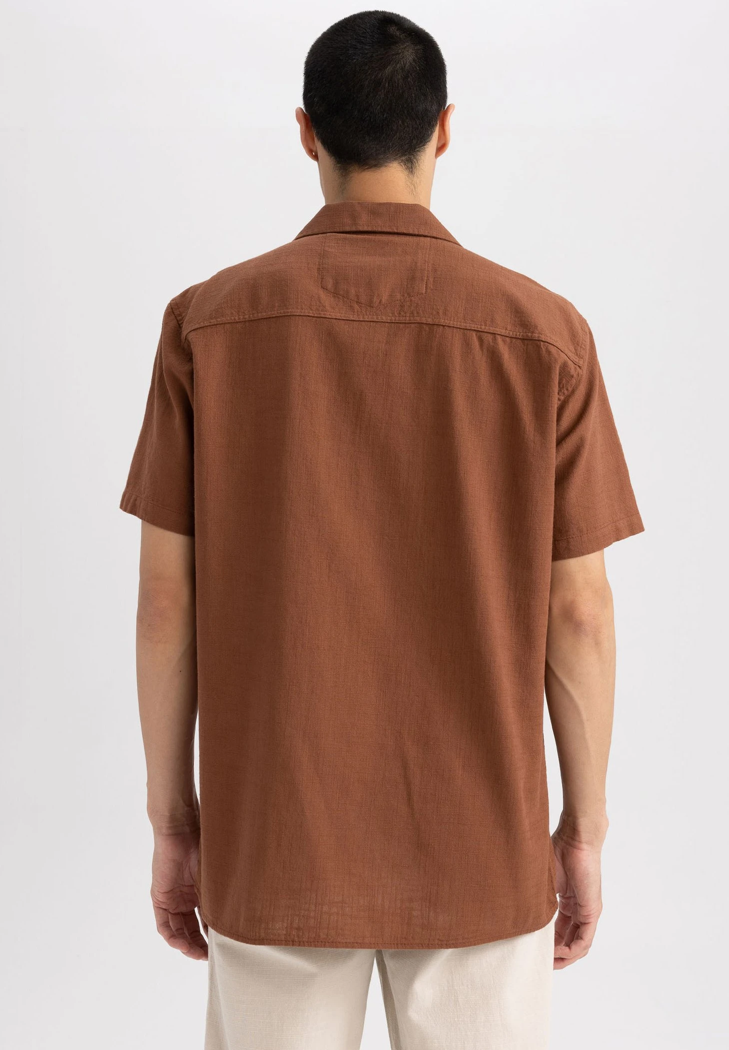DeFacto Modern Fit - Overhemd - Brown 5 DeFacto Modern Fit - Overhemd - Brown - Afbeelding 3