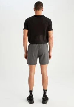 DeFacto Slim Fit - Shorts - Anthracite -DeFacto a8490170cbaa4a878e92b2ef29bff901