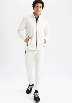 DeFacto Standart Fit Set - Trainingspak - Ecru