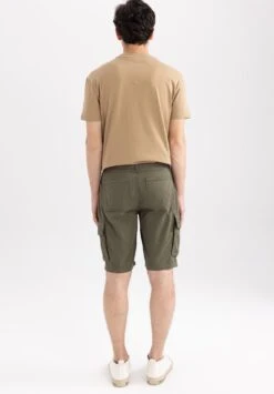 DeFacto Regular Cargo Bermuda- Shorts - Khaki 7 DeFacto Regular Cargo Bermuda- Shorts - Khaki -DeFacto a92af6f5d998493ab367f62ac0f62c6b