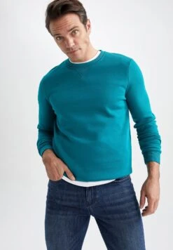 DeFacto Regular Fit- Sweater - Turquoise