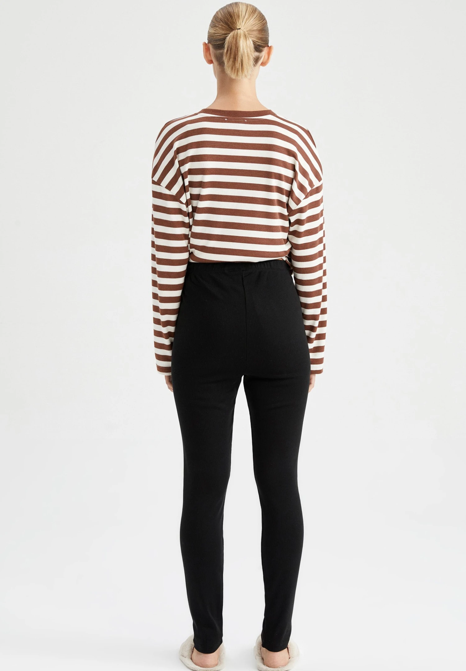 DeFacto Slim Fit-Warmtech - Broek - Black 5 DeFacto Slim Fit-Warmtech - Broek - Black - Afbeelding 3