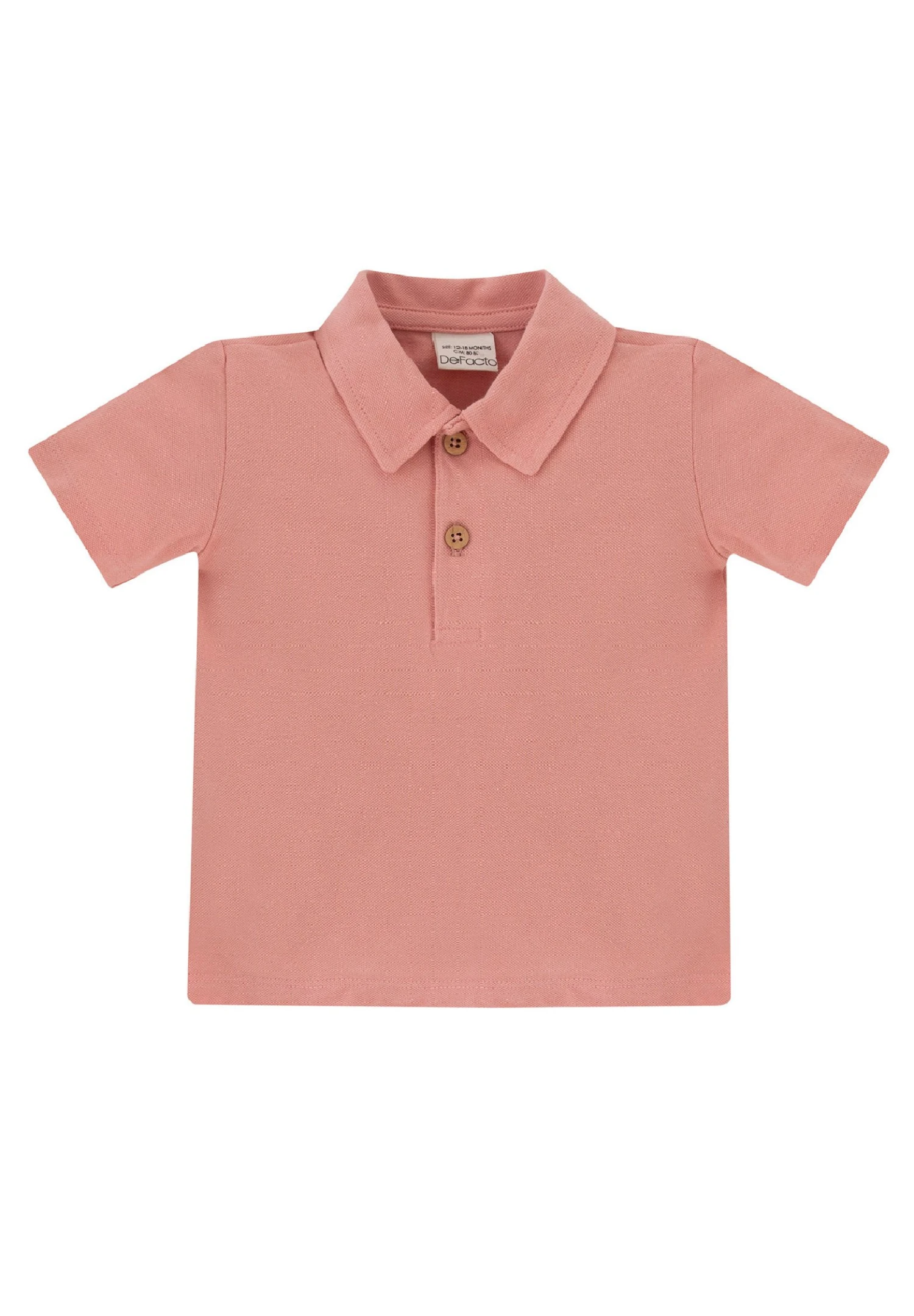 DeFacto Regular Fit - Poloshirt - Light Pink 3 DeFacto Regular Fit - Poloshirt - Light Pink