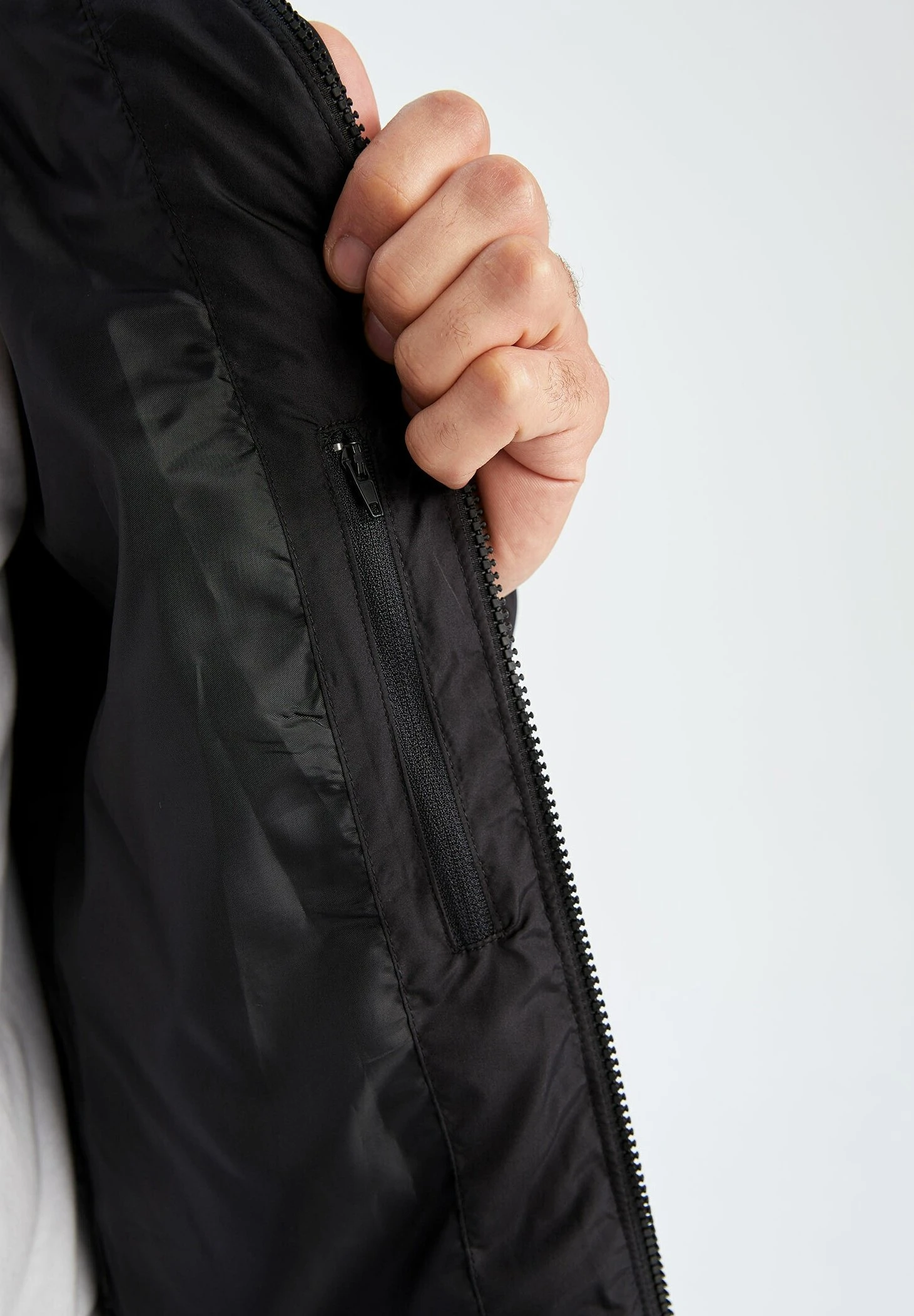 DeFacto Regular Fit- Winterjas - Black 6 DeFacto Regular Fit- Winterjas - Black - Afbeelding 4