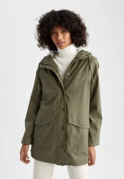 DeFacto Relax Fit - Parka - Khaki