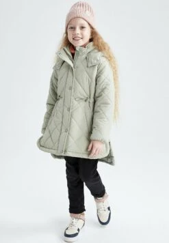 DeFacto Regular Fit- Winterjas - Turquoise