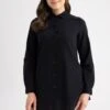 DeFacto Regular Fit - Overhemdblouse - Black 1 DeFacto Regular Fit - Overhemdblouse - Black -DeFacto aa17f274499d4aba8e03c9dc29bf7d5c
