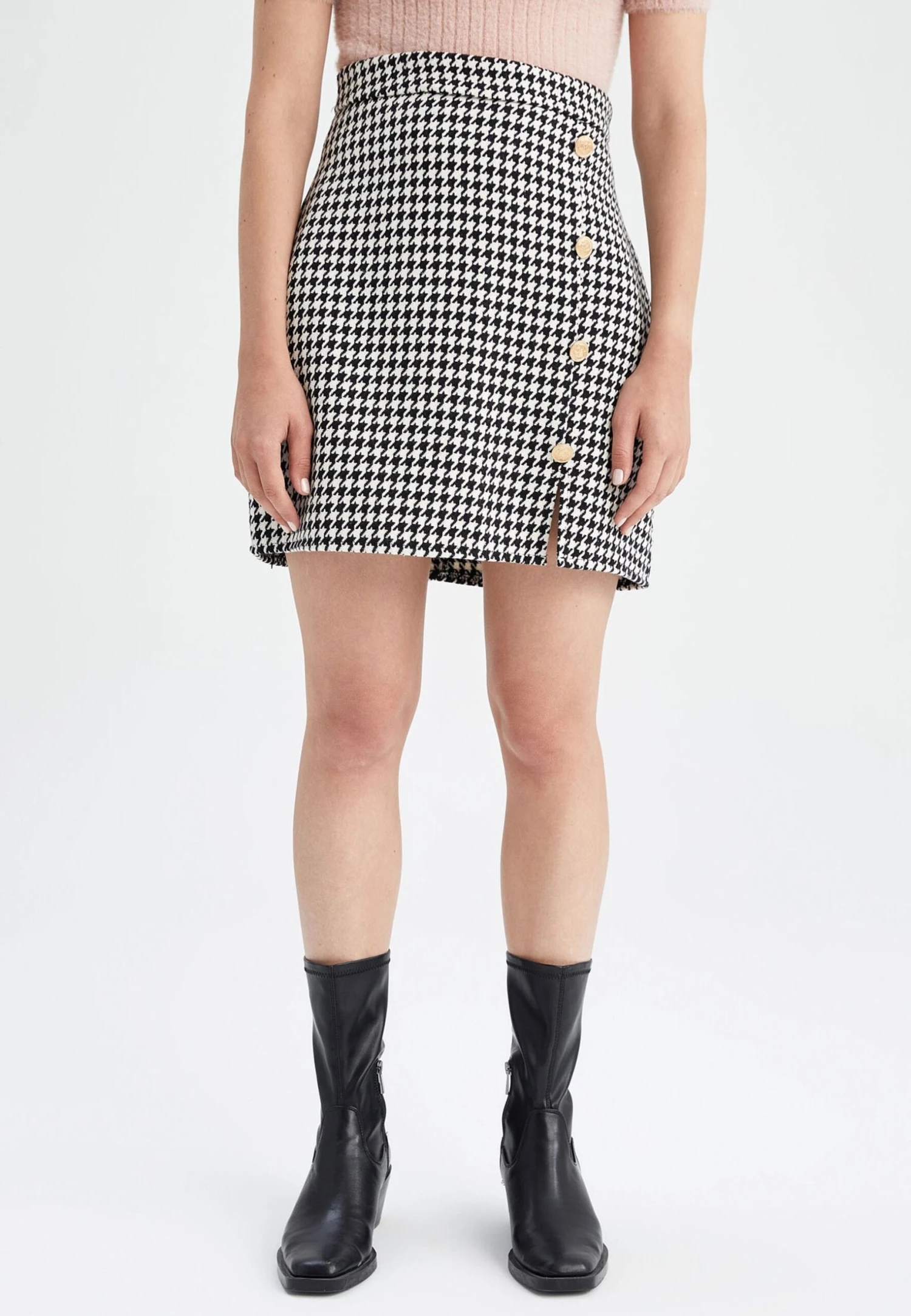 DeFacto A-Lijn Rok - Black 3 DeFacto A-Lijn Rok - Black