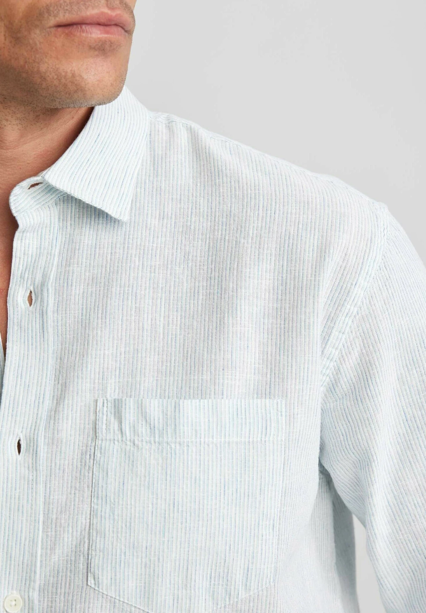 DeFacto Regular Fit - Overhemd - Turquoise 6 DeFacto Regular Fit - Overhemd - Turquoise - Afbeelding 4