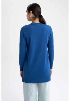 DeFacto Regular Fit Long Sleeved- Trui - Blue -DeFacto abf4e9ad369d456f9547128b1d9c3546