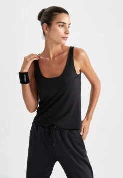DeFacto Standart Fit- Top - Black