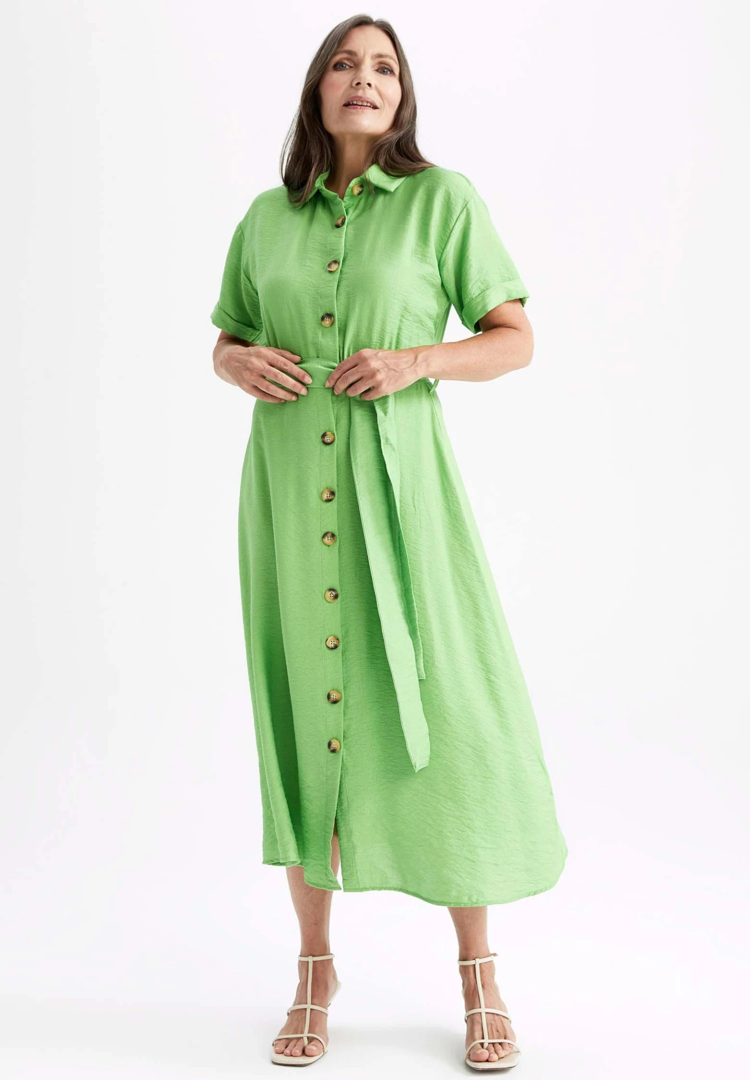 Defacto - Blousejurk - Green 4 Defacto - Blousejurk - Green - Afbeelding 2