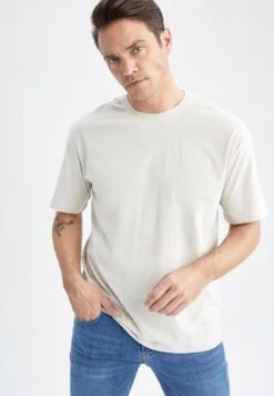 DeFacto T-Shirt Basic - Beige