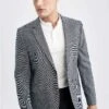DeFacto Blazer - Indigo -DeFacto ae190d9d6740453d9ba5e9aa46c4ca02