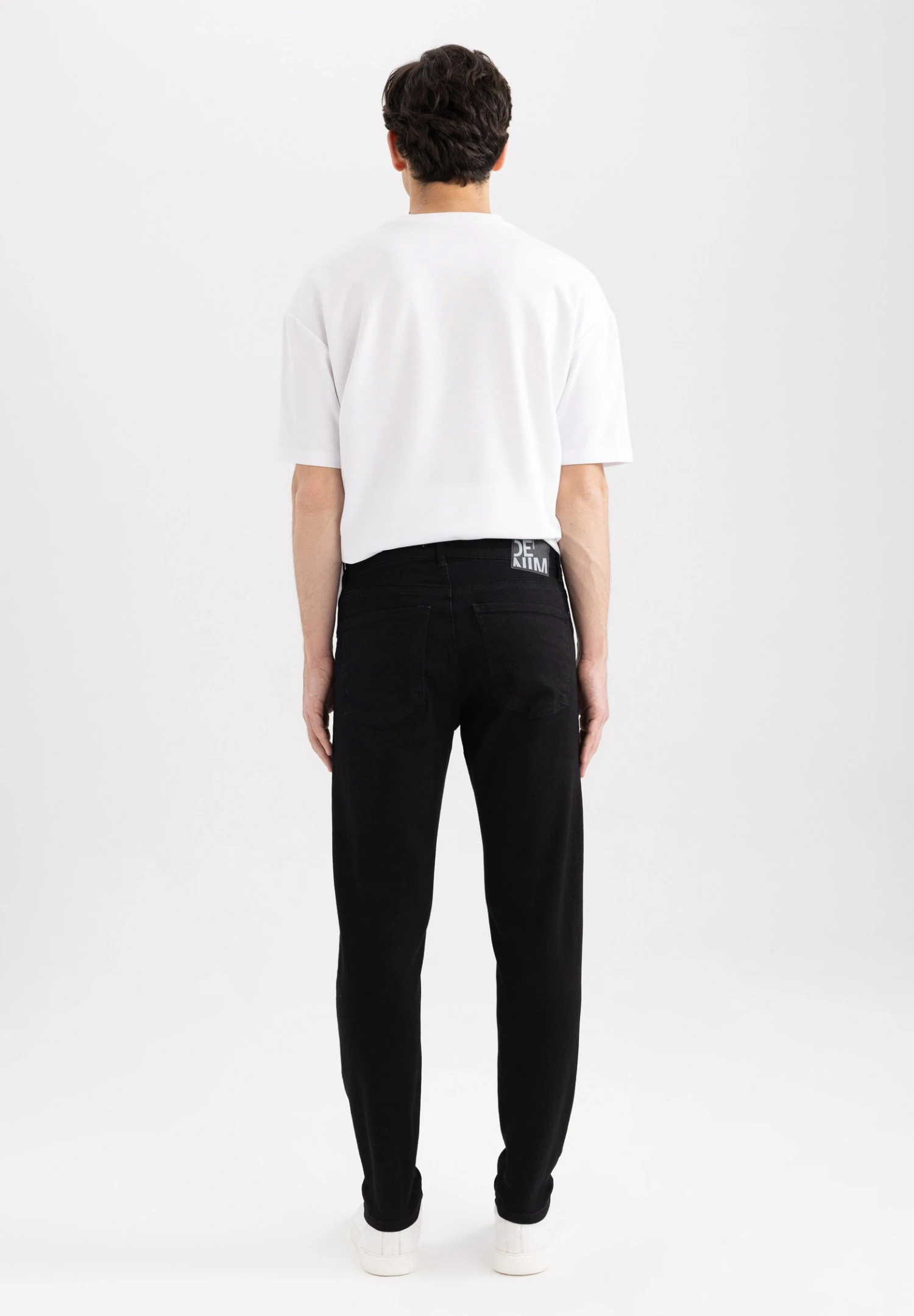 DeFacto Slim Fit Jeans - Black 5 DeFacto Slim Fit Jeans - Black - Afbeelding 3