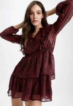 DeFacto A-Line- Jurk - Black