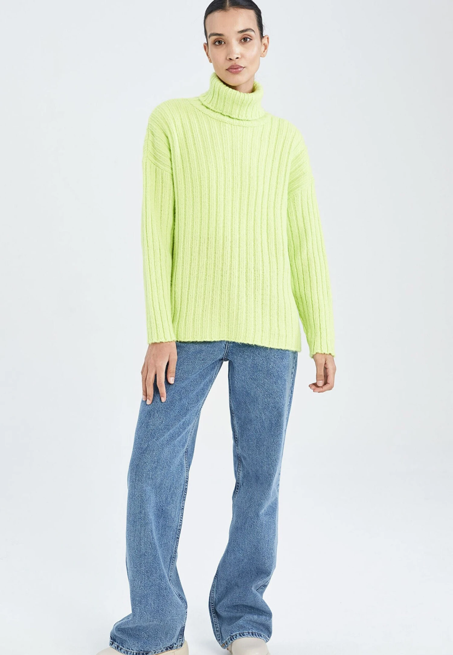 DeFacto Pullover - Trui - Green 4 DeFacto Pullover - Trui - Green - Afbeelding 2