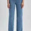 DeFacto Straight Leg Jeans - Blue 2 DeFacto Straight Leg Jeans - Blue -DeFacto b244ca0e4fa34ef592cb3141451d78ef