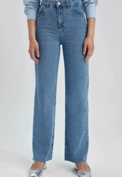 DeFacto Straight Leg Jeans - Blue