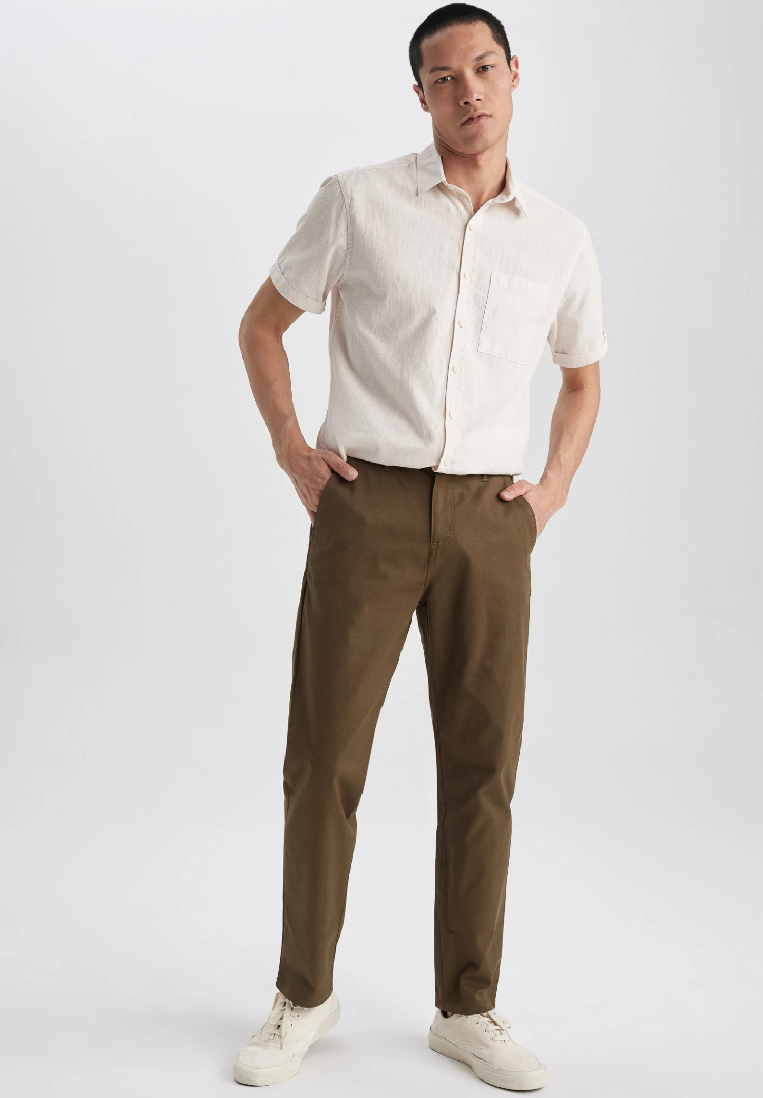 DeFacto New Regular Fit - Chino - Khaki 4 DeFacto New Regular Fit - Chino - Khaki - Afbeelding 2