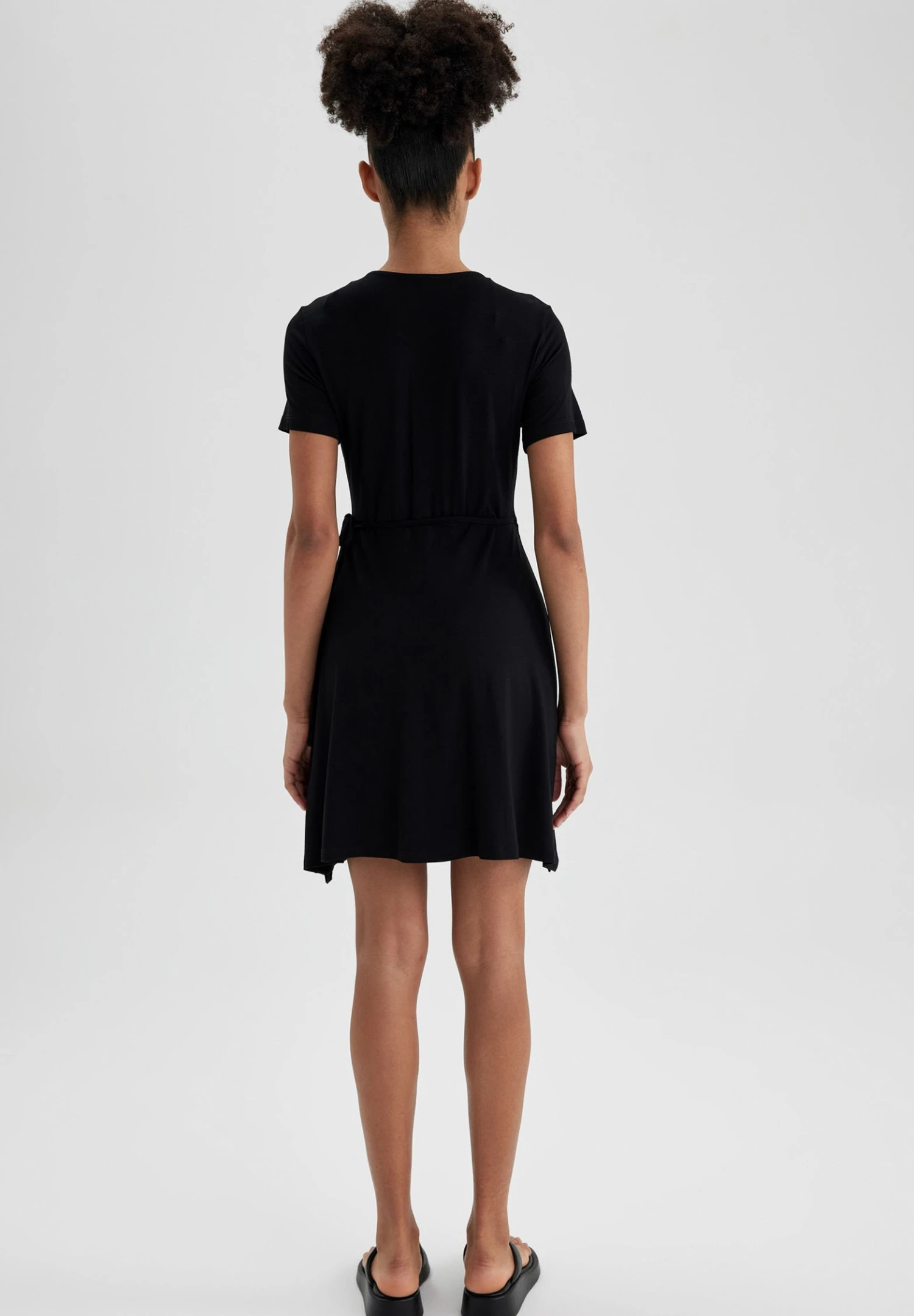 DeFacto Fit And Flare - Jurk - Black 5 DeFacto Fit And Flare - Jurk - Black - Afbeelding 3