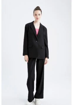 DeFacto Regular Fit- Halflange Jas - Black 6 DeFacto Regular Fit- Halflange Jas - Black -DeFacto b387557a93b040bd8523d6659cbfbbe4