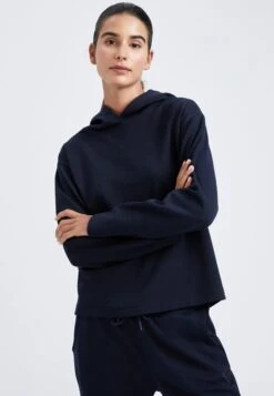 DeFacto Standart Fit - Hoodie - Navy