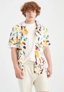 DeFacto Regular Fit- Overhemd - Ecru