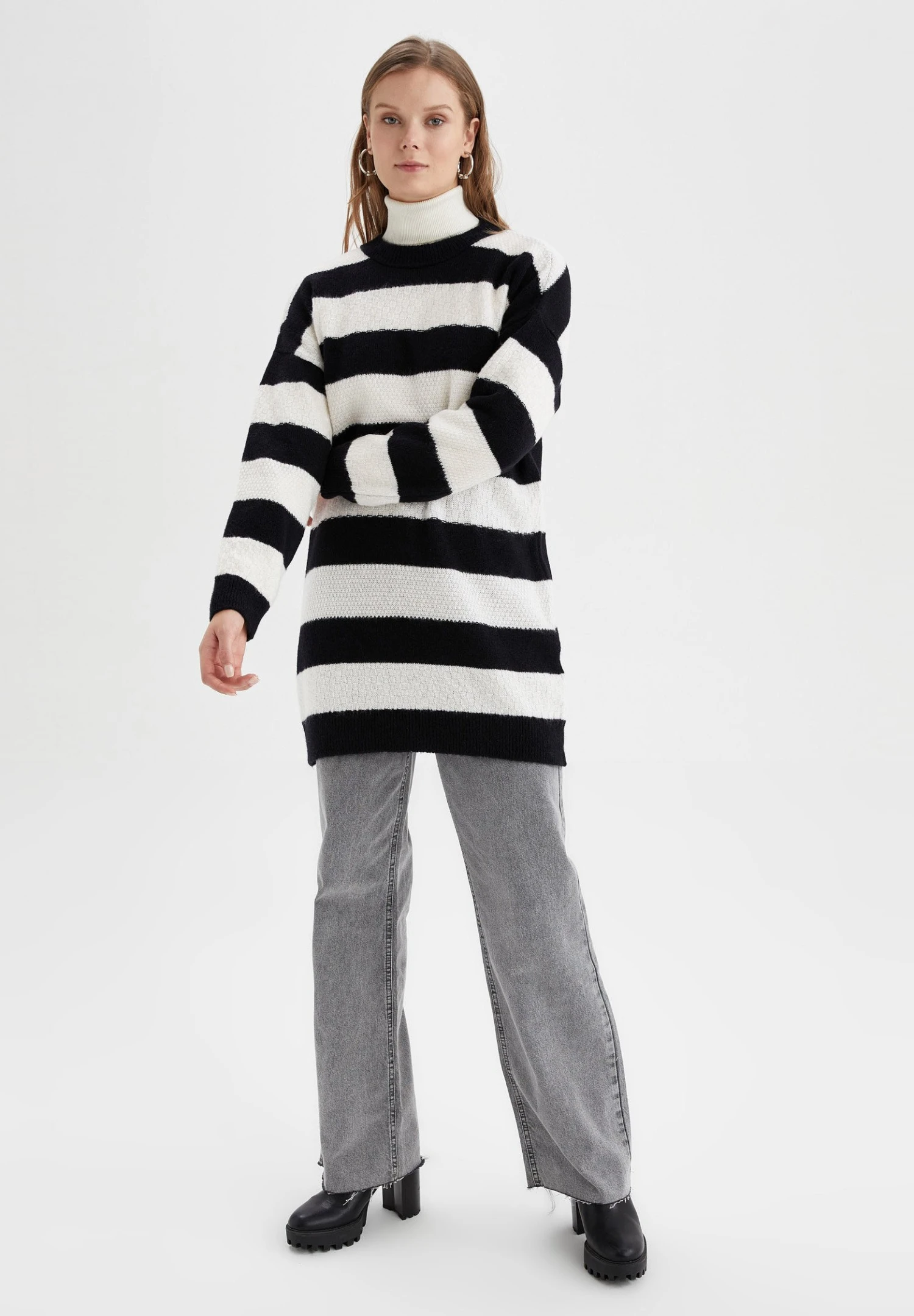 DeFacto Trui - Navy 4 DeFacto Trui - Navy - Afbeelding 2