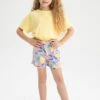 DeFacto Set Cropped Fit - Shorts - Yellow