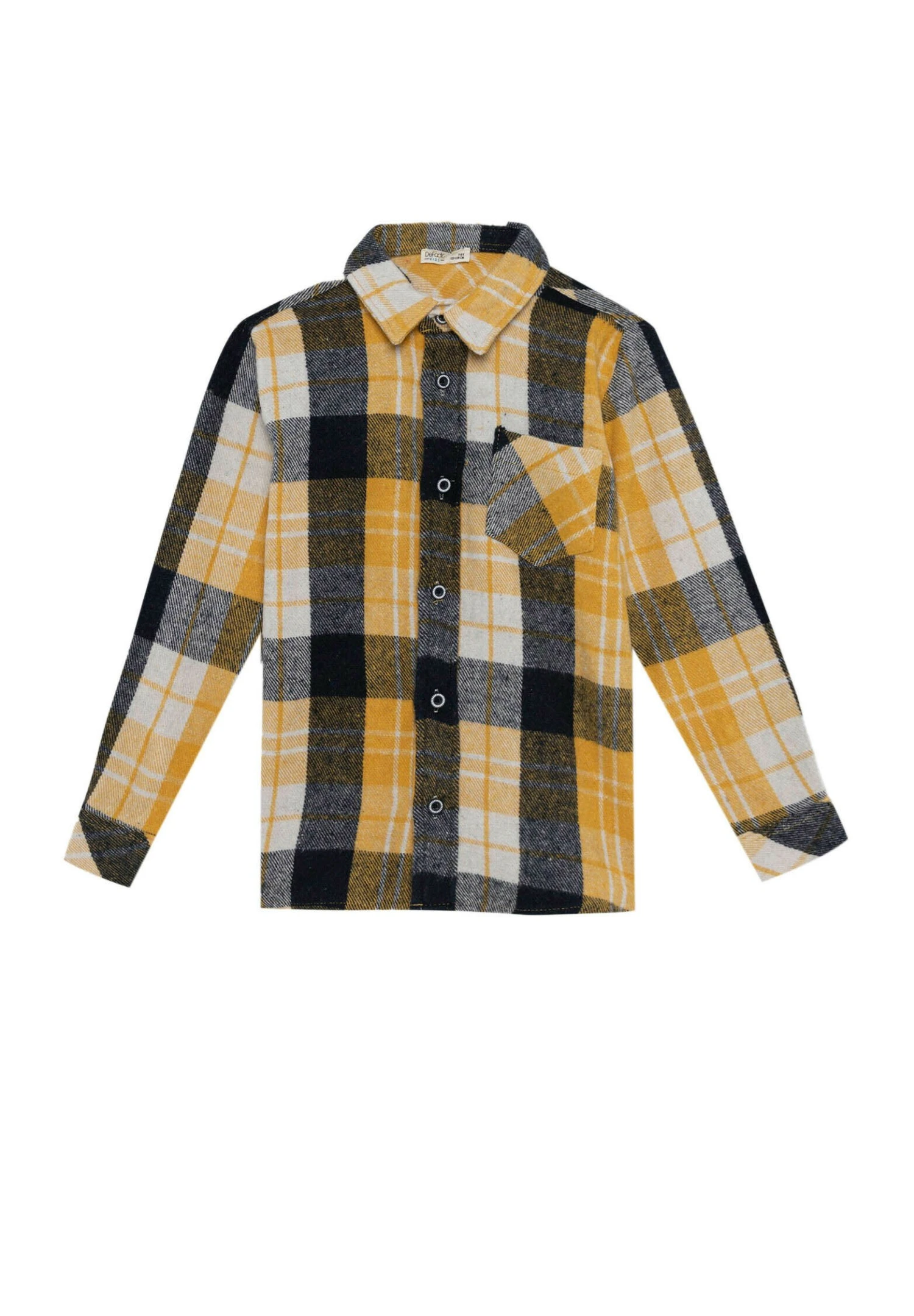 DeFacto Regular Fit - Overhemd - Yellow 3 DeFacto Regular Fit - Overhemd - Yellow